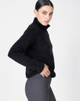 Women Versa Fleece Halfzip (Black)