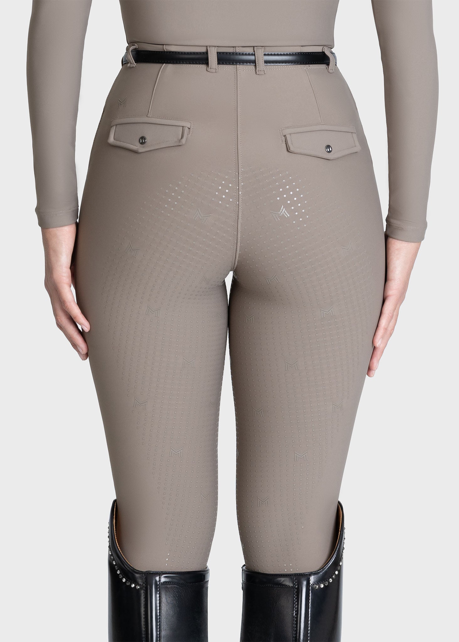 Velya Riding Leggings + Belt (Taupe)