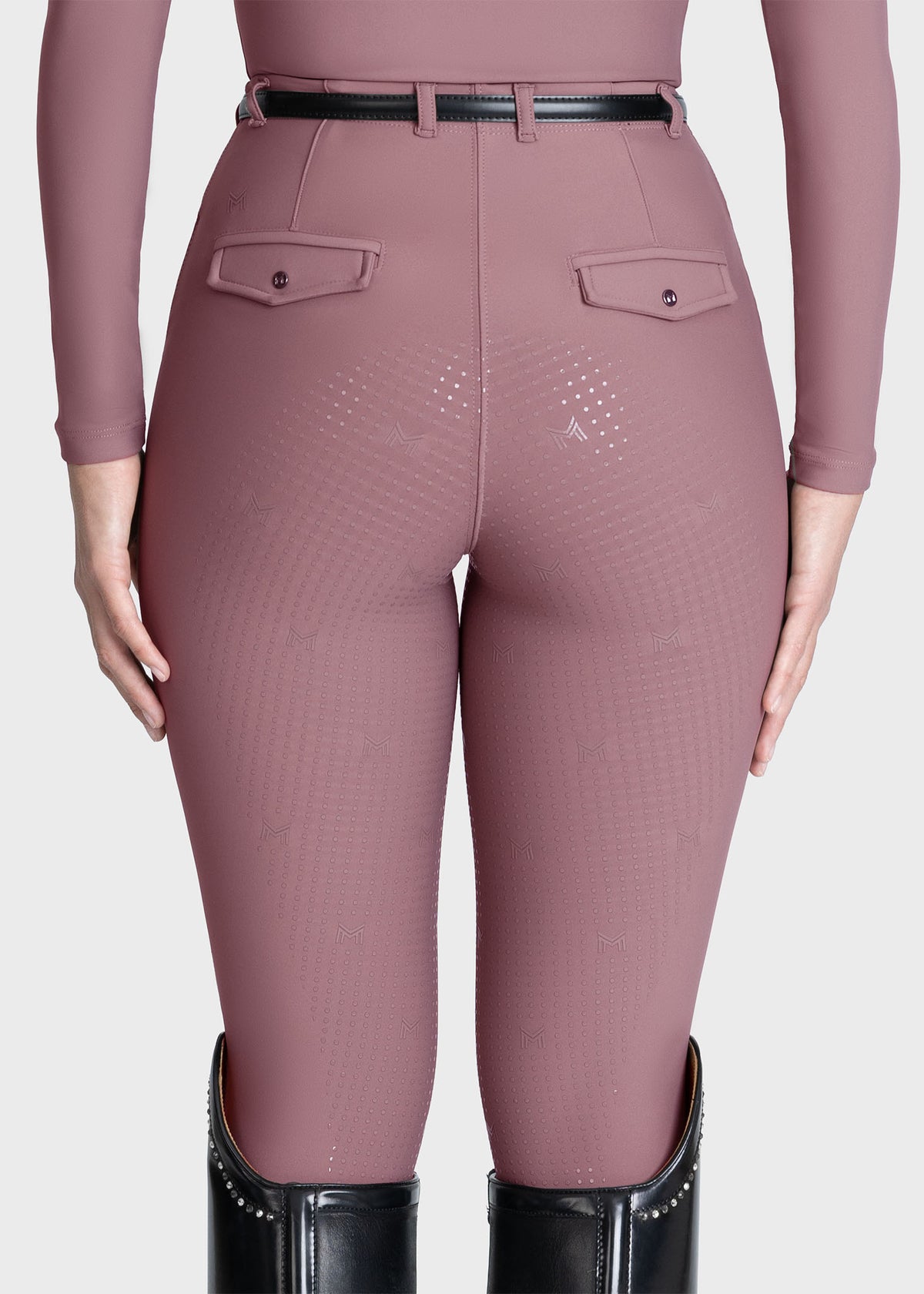 Velya Riding Leggings + Belt (Heather)