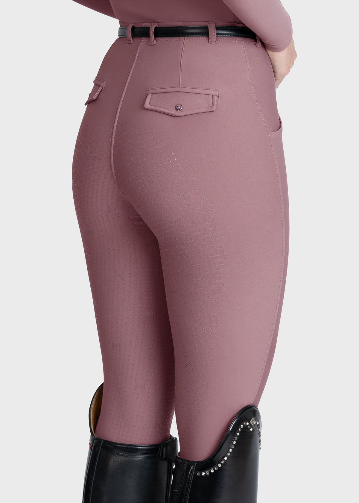Velya Riding Leggings + Belt (Heather)