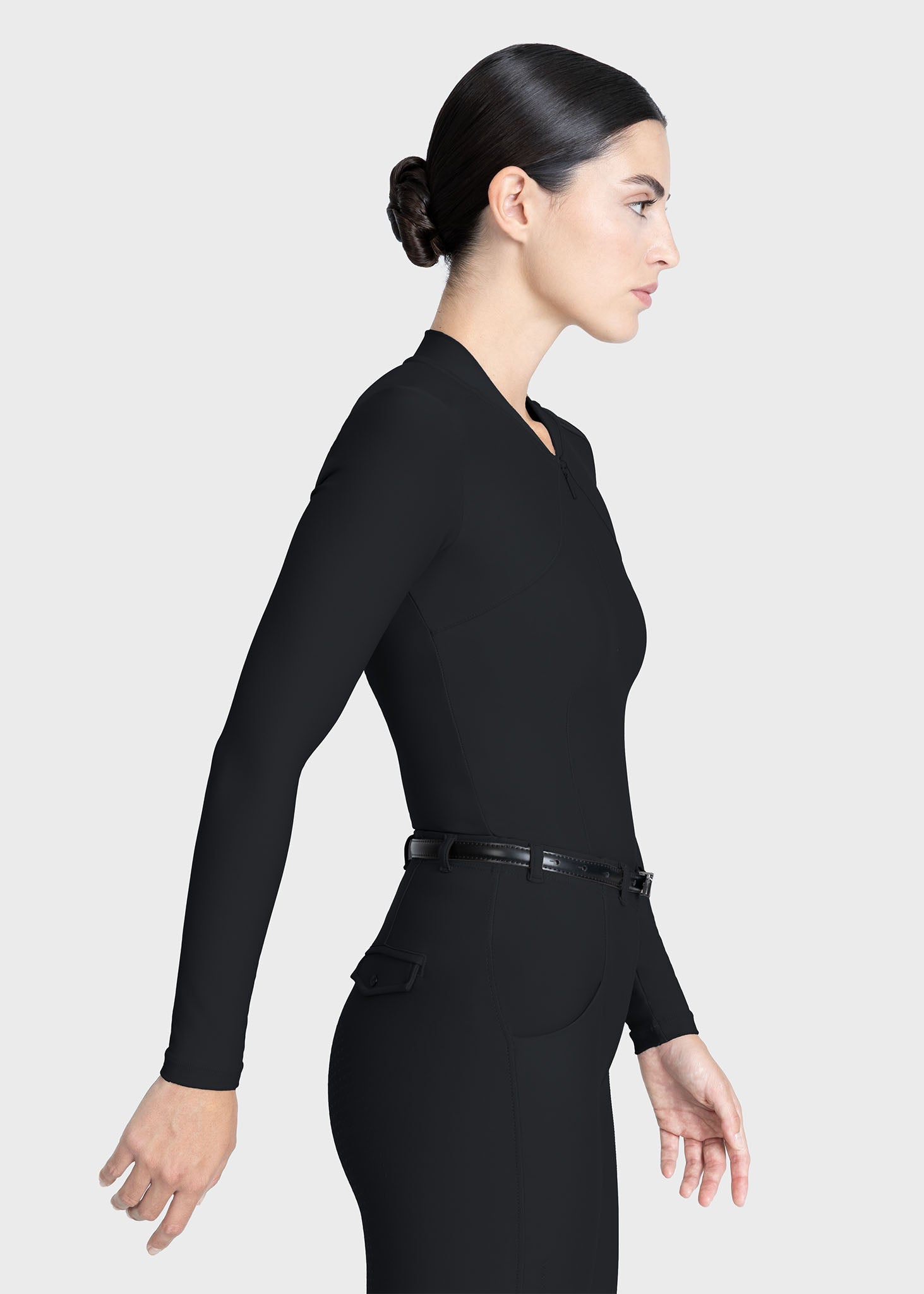 Velya Long Sleeve Base Layer (Black)