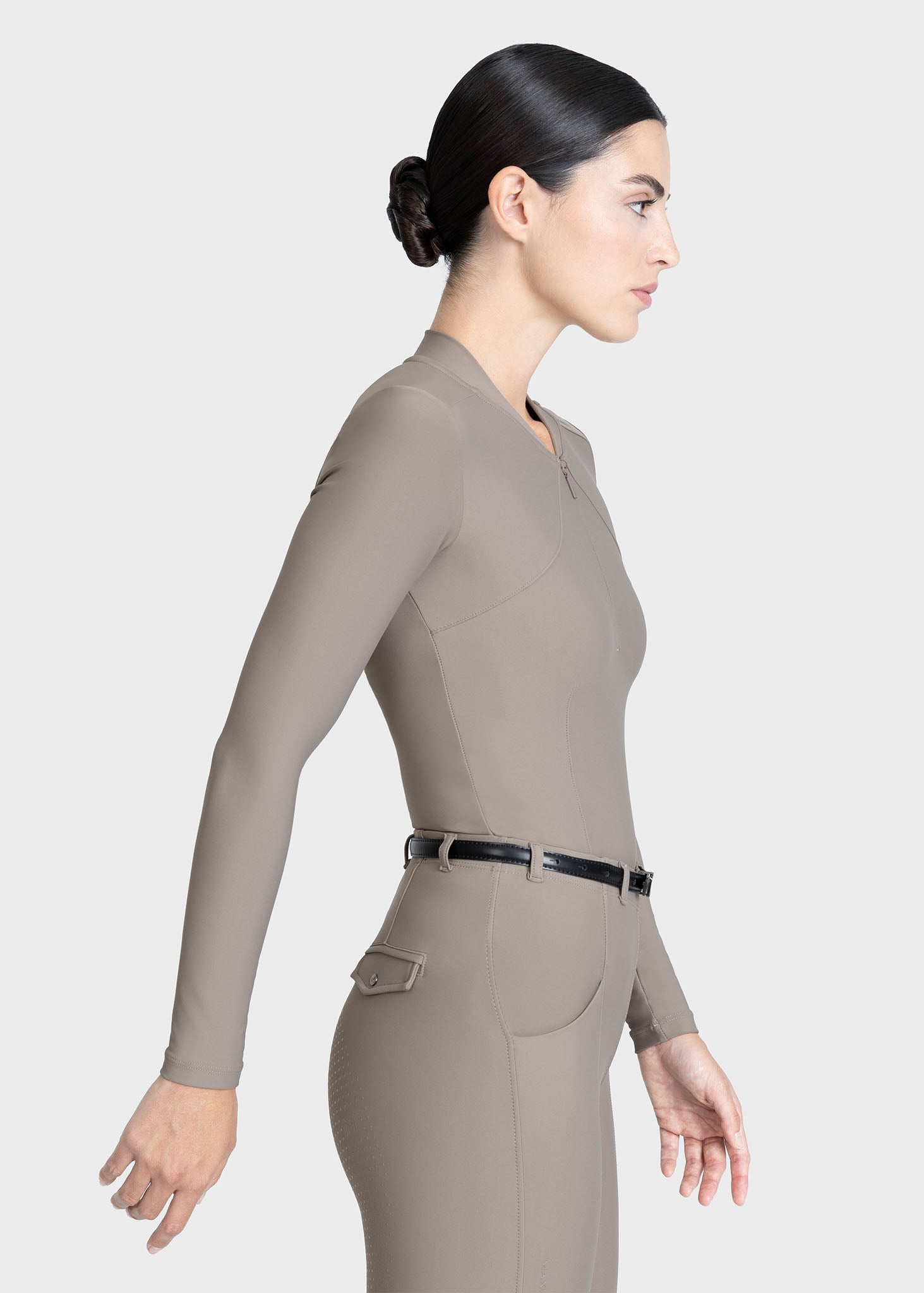 Velya Long Sleeve Base Layer (Taupe)