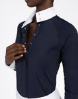 Aira Long Sleeve Show Shirt (Navy)