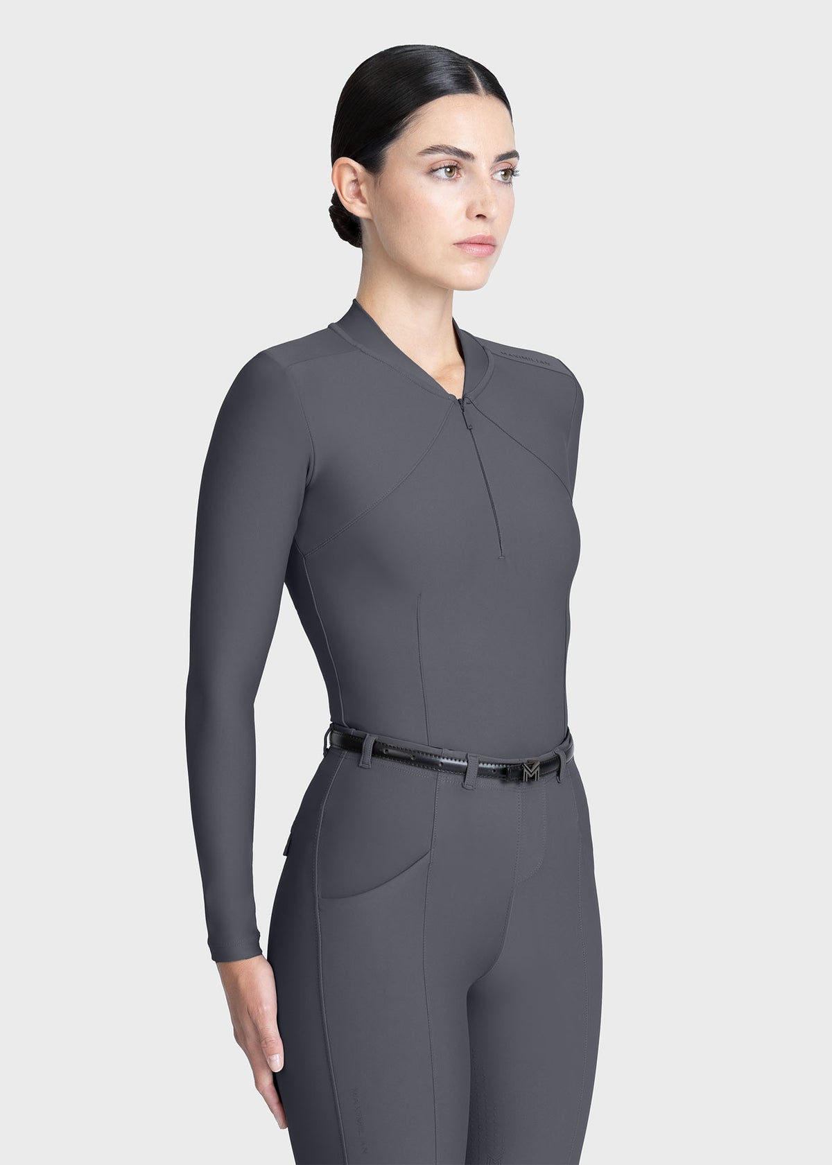 Velya Long Sleeve Base Layer (Graphite)