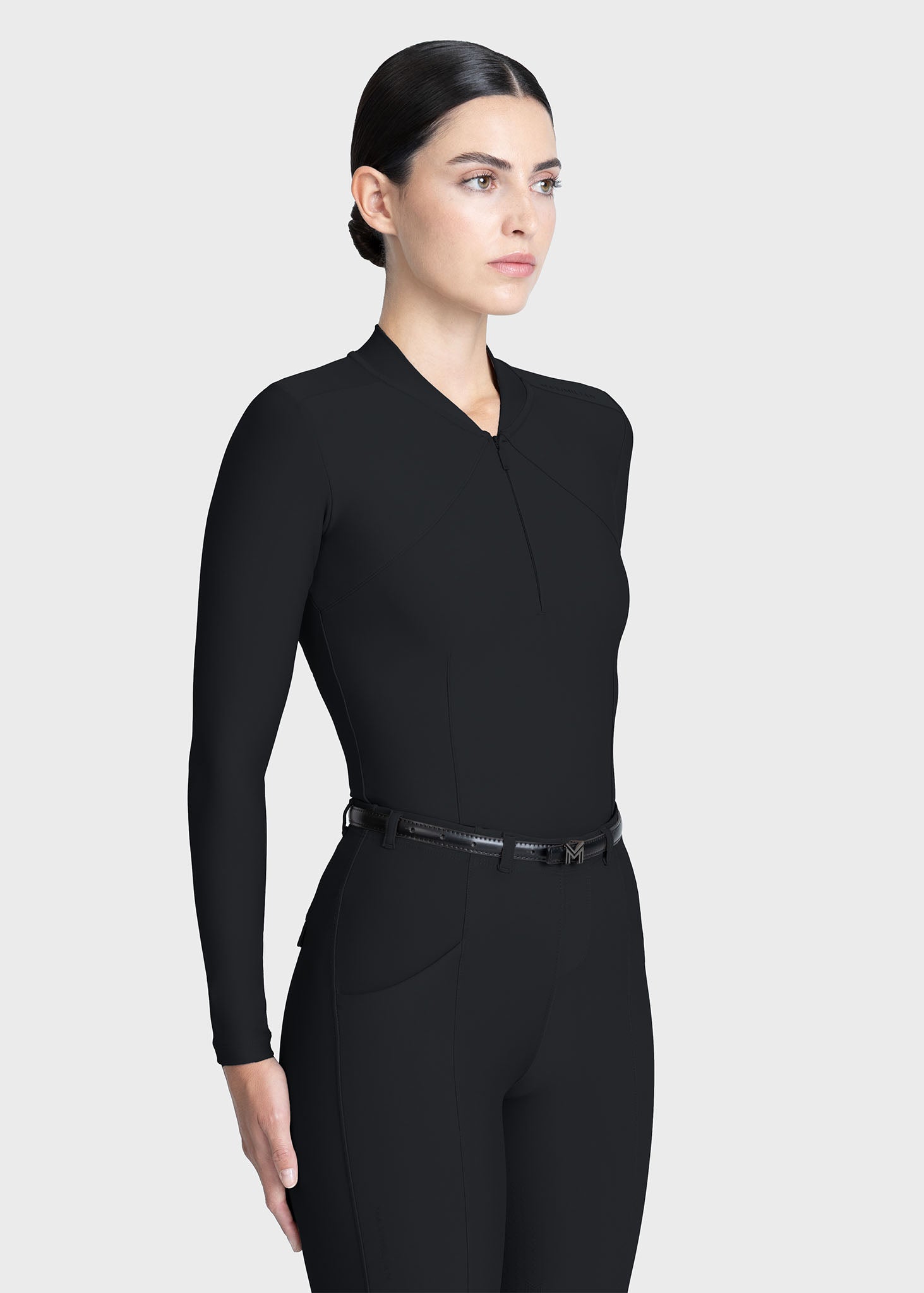Velya Long Sleeve Base Layer (Black)