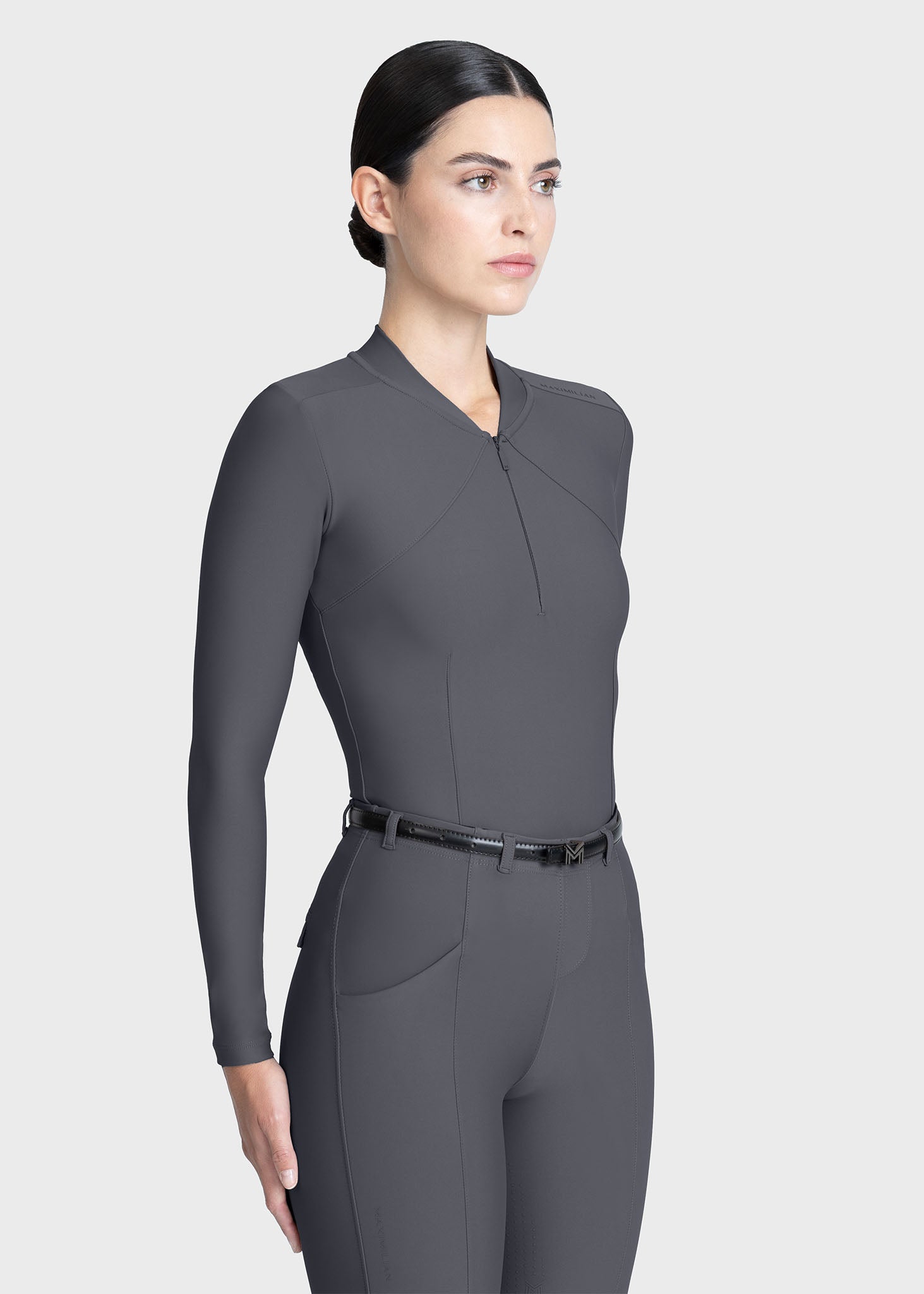 Velya Long Sleeve Base Layer (Graphite)