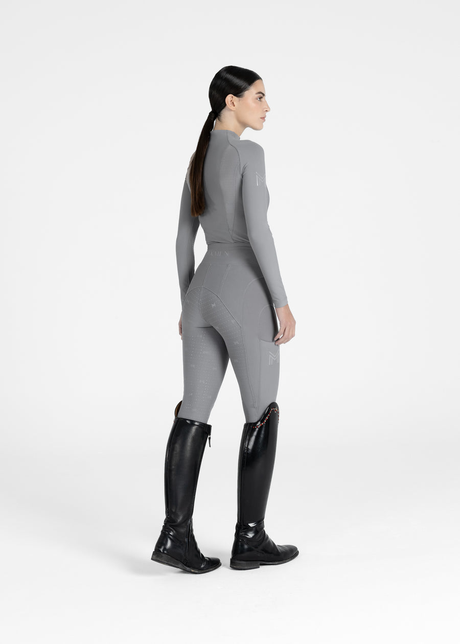 Frame Long Sleeve Base Layer (Titanium)