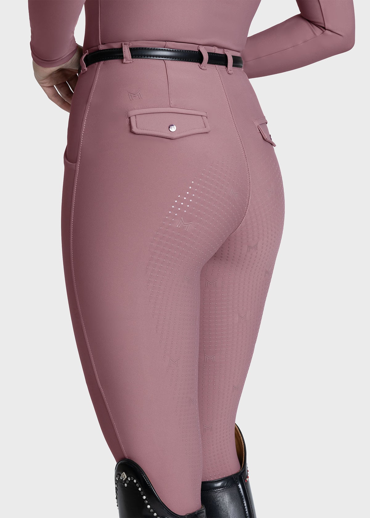 Velya Riding Leggings + Belt (Heather)
