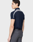 Court Polo Shirt (Navy/Grey)