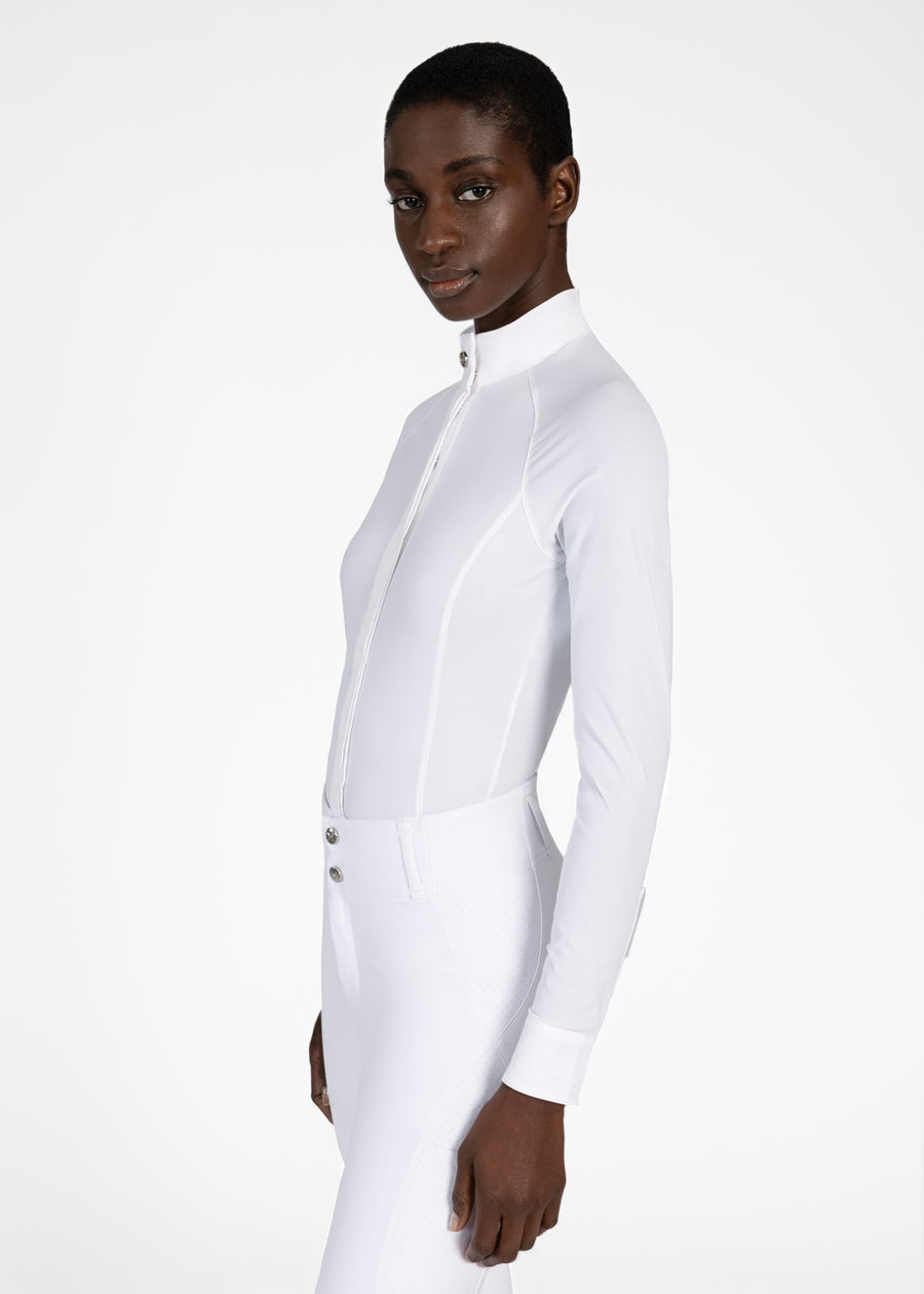 Aira Long Sleeve Show Shirt (White)