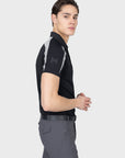 Court Polo Shirt (Black/Grey)