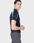Court Polo Shirt (Navy/Grey)
