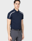 Court Polo Shirt (Navy/Grey)