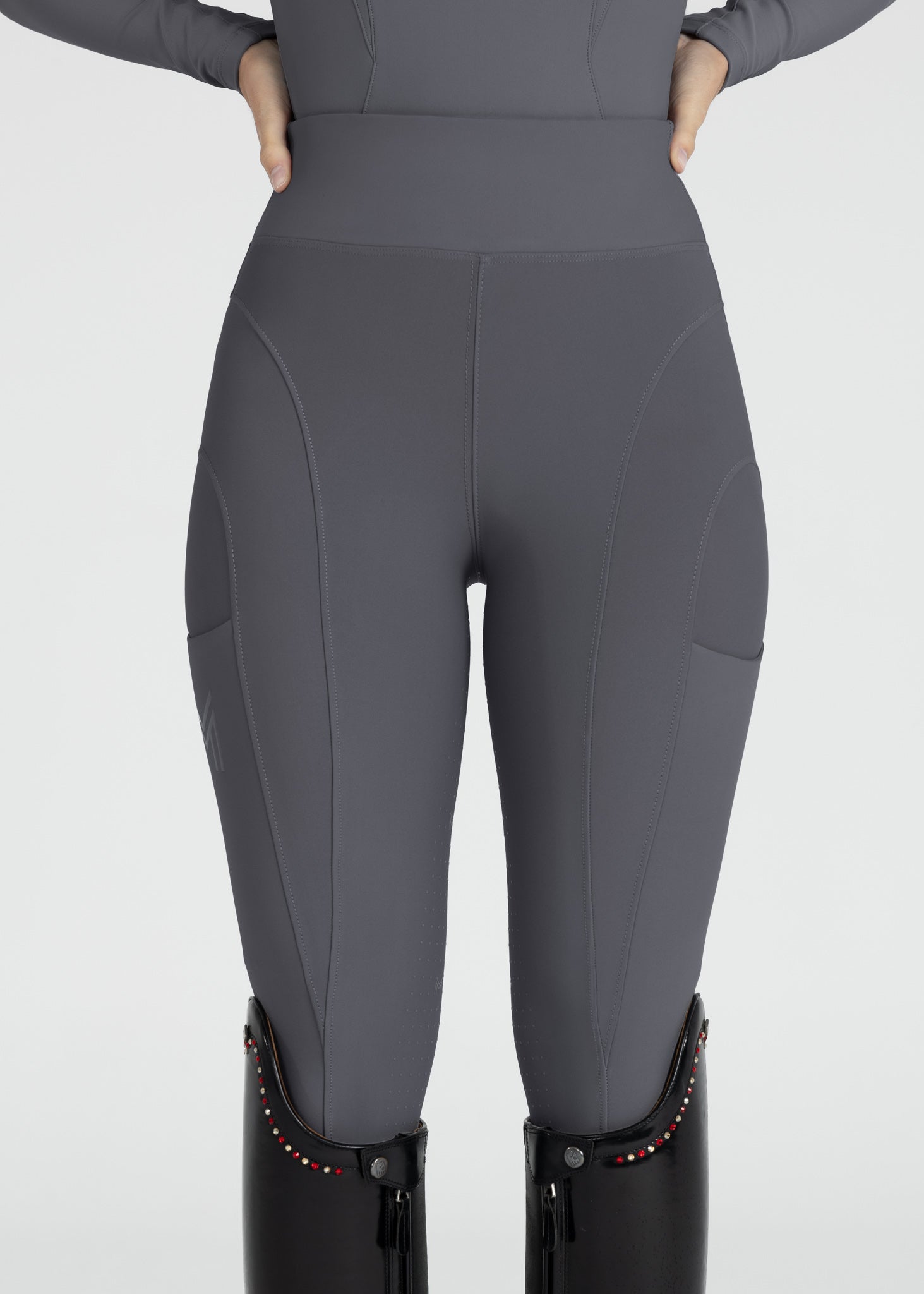 Outline Riding Leggings (Graphite)