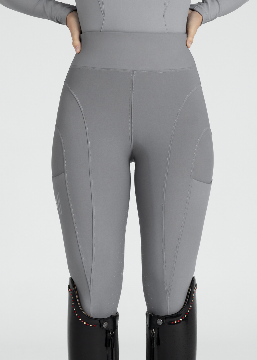 Outline Riding Leggings (Titanium)