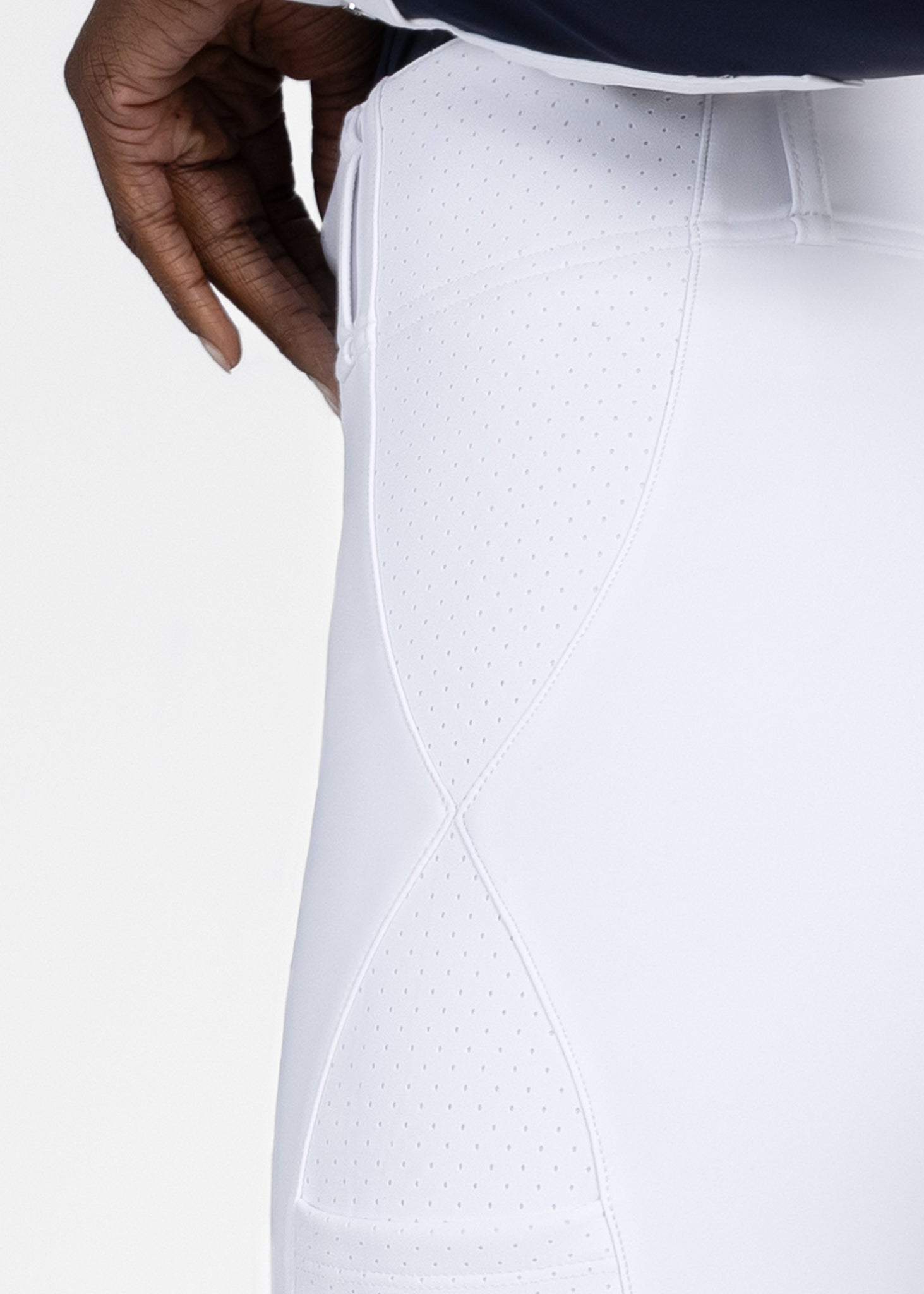 Aero Breeches (White/Gold) – Maximilian Equestrian
