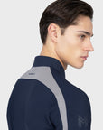 Court Polo Shirt (Navy/Grey)
