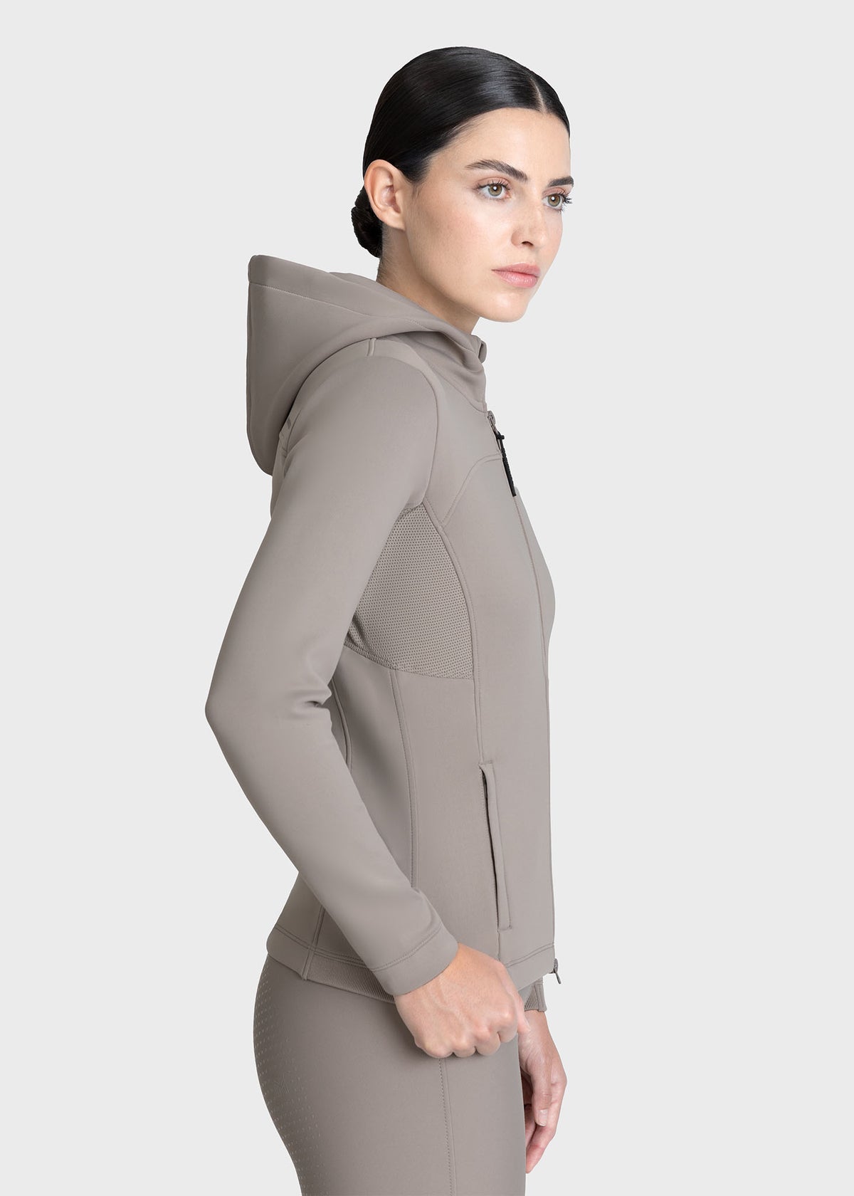 Wolt Zip Hoodie (Taupe)