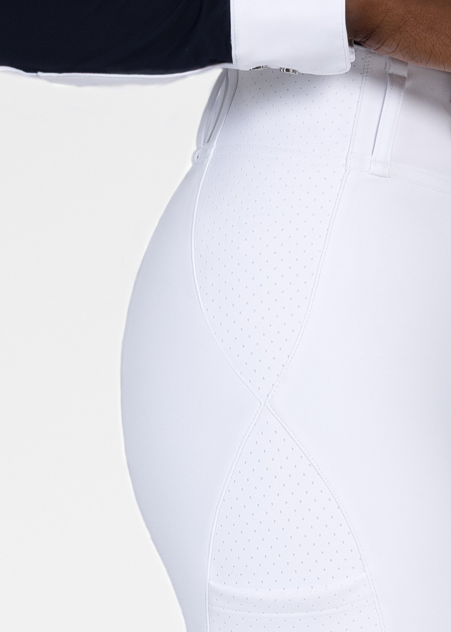 Aero Breeches (White/Gold) – Maximilian Equestrian