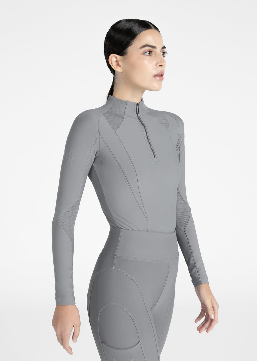 Frame Long Sleeve Base Layer (Titanium)