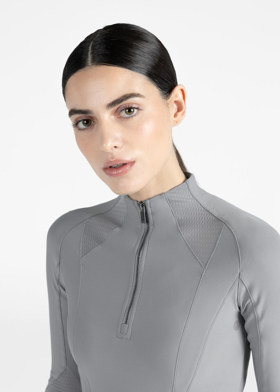 Frame Long Sleeve Base Layer (Titanium)