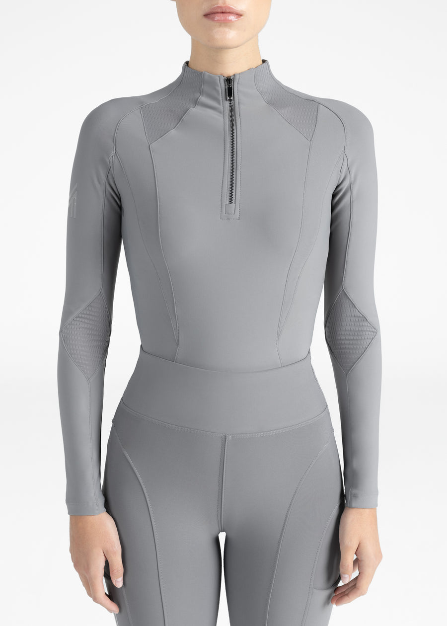 Frame Long Sleeve Base Layer (Titanium)