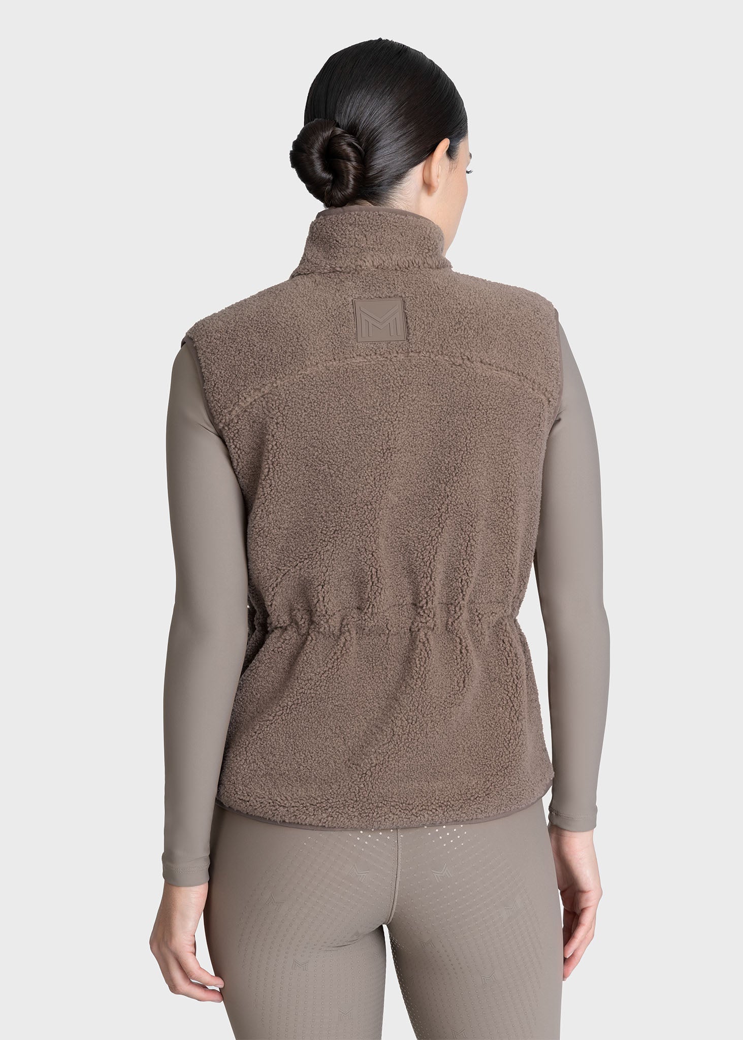 Sherpa Teddy Vest (Taupe)
