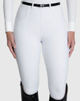 Velya Riding Leggings + Belt (White)