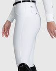 Velya Riding Leggings + Belt (White)