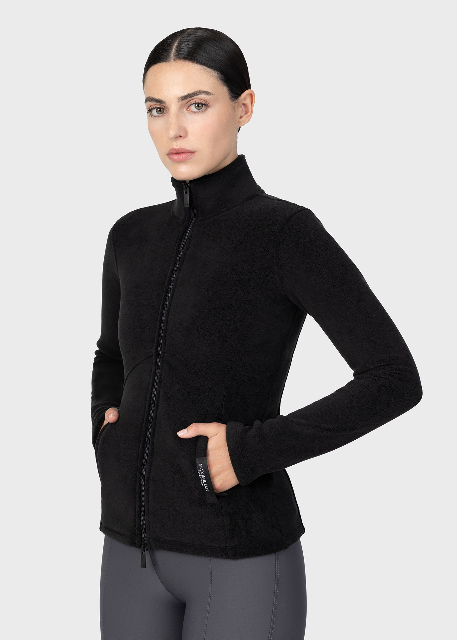 Veleda Fleeced Jacket (Black)