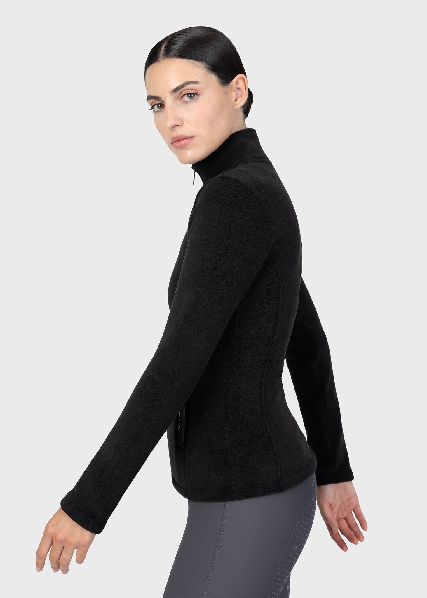 Veleda Fleeced Jacket (Black)