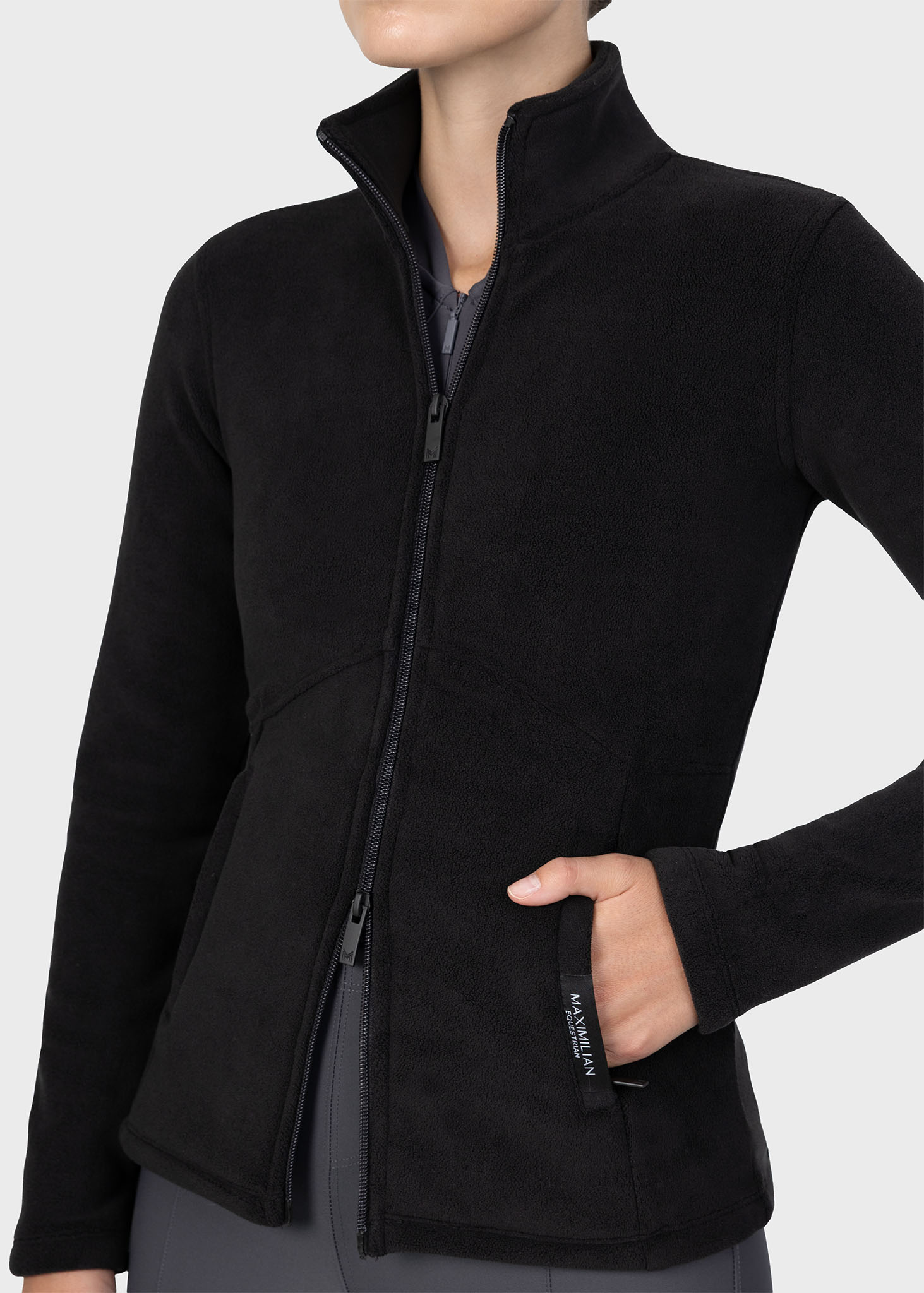 Veleda Fleeced Jacket (Black)