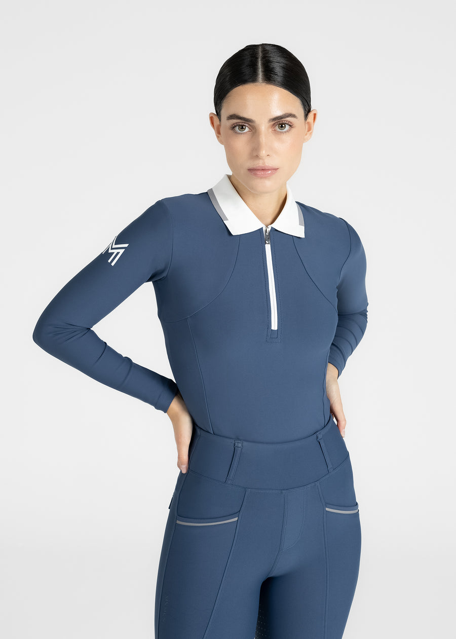 Concept Long Sleeve Polo Shirt (Sailor)