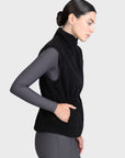 Sherpa Teddy Vest (Black)