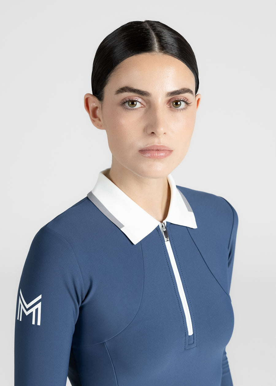 Concept Long Sleeve Polo Shirt (Sailor)