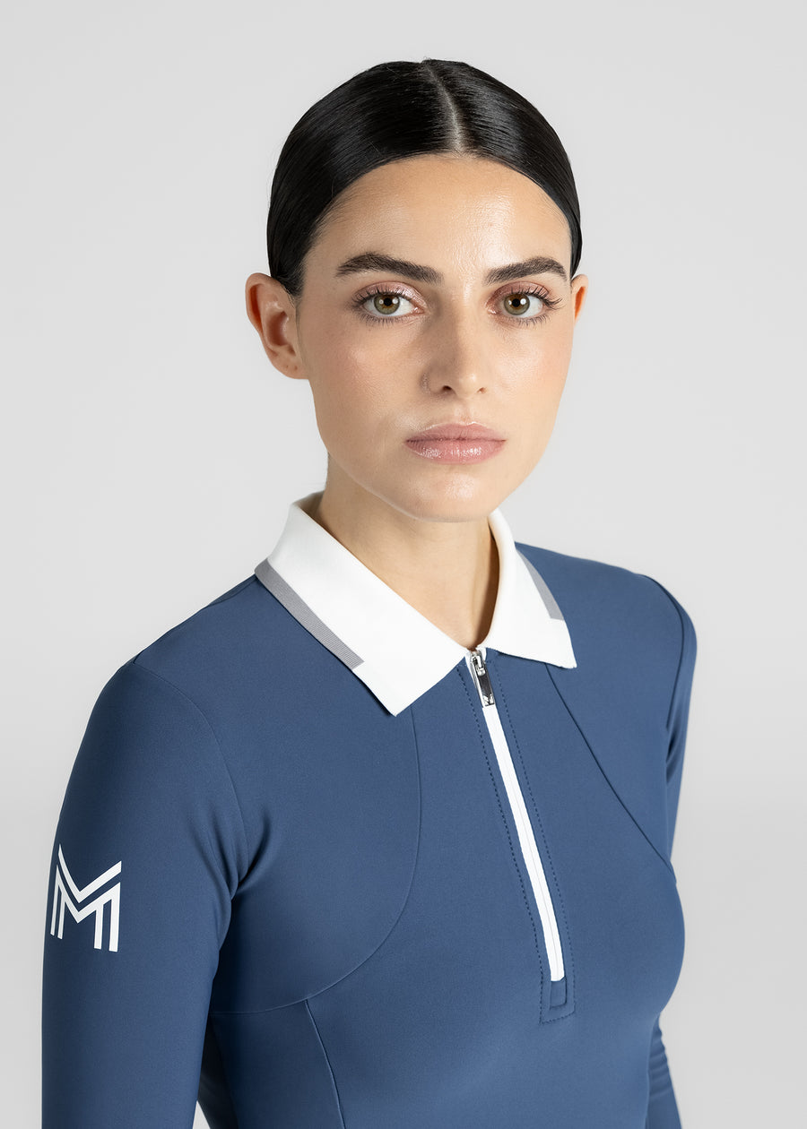 Concept Long Sleeve Polo Shirt (Sailor)