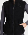 Sherpa Teddy Vest (Black)