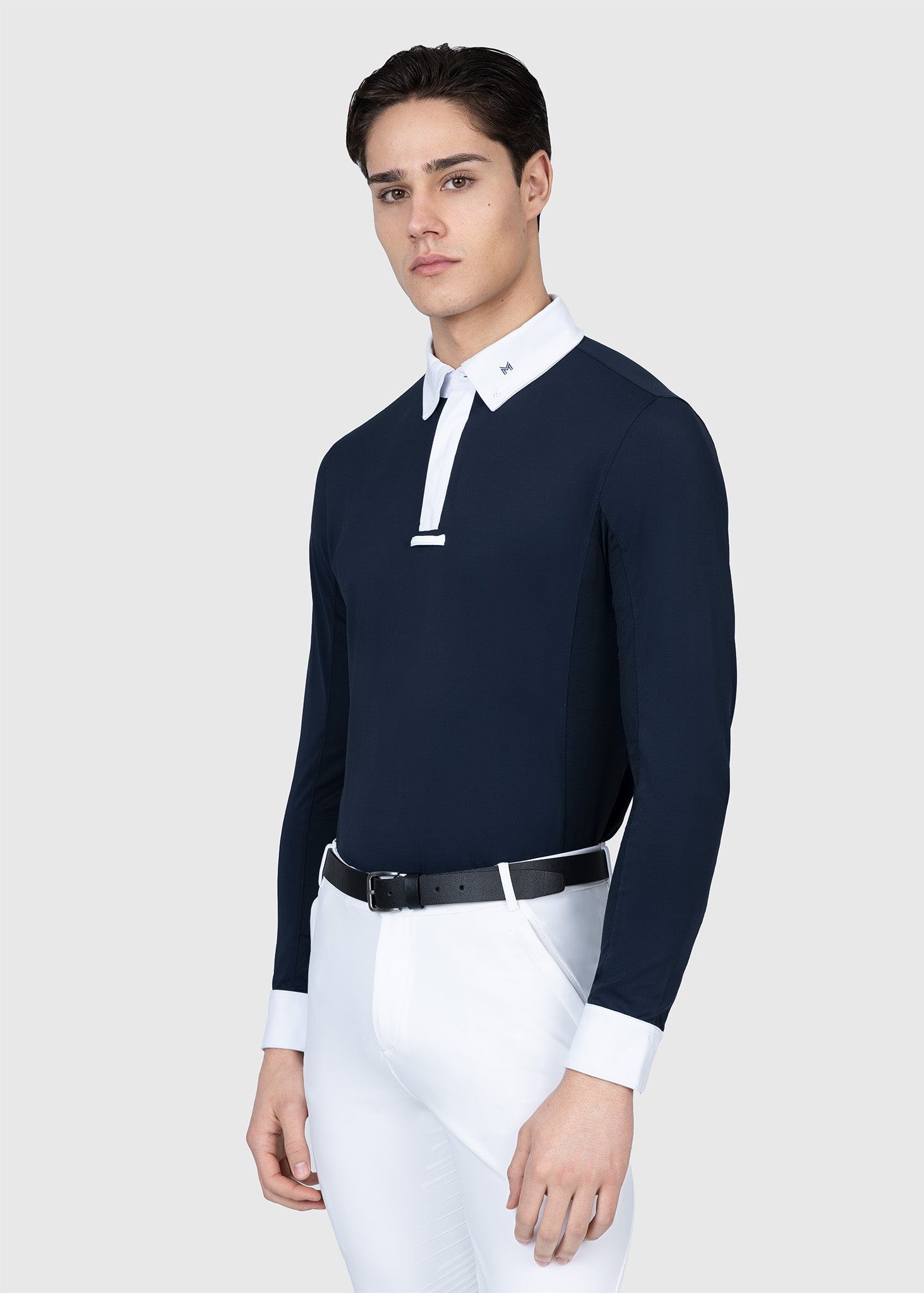 Focus Long Sleeve Competition Shirt (Navy)