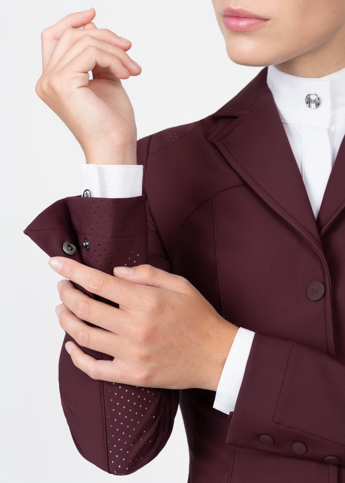 Aura Show Jacket (Burgundy) – Maximilian Equestrian