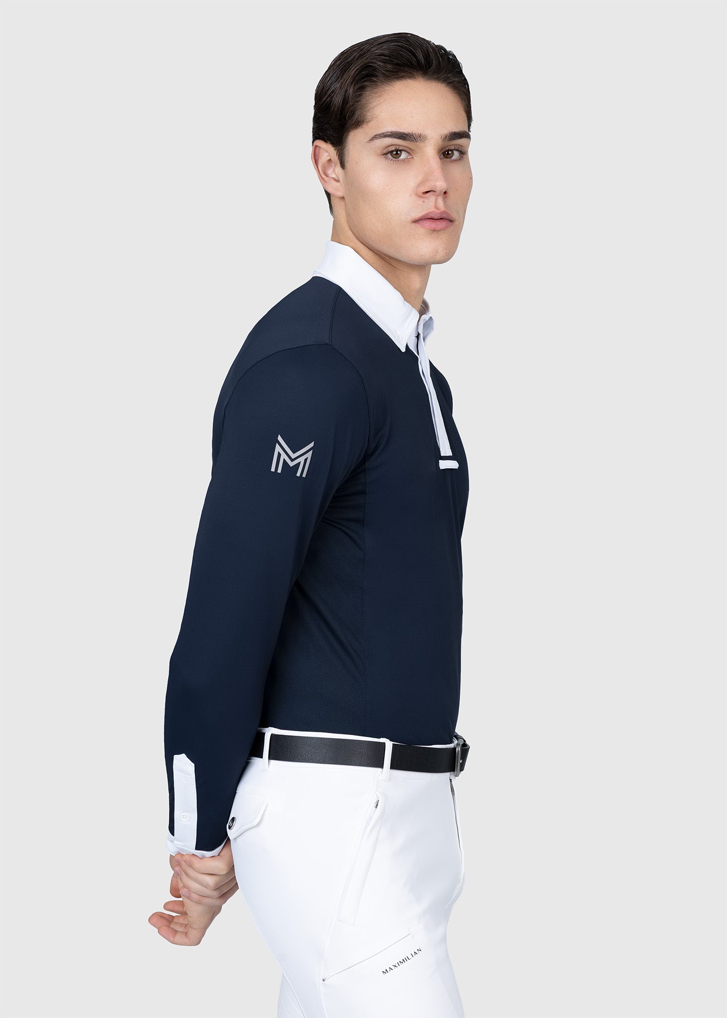 Focus Long Sleeve Competition Shirt (Navy)
