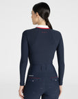 Concept Long Sleeve Polo Shirt (Navy)