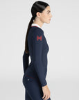 Concept Long Sleeve Polo Shirt (Navy)