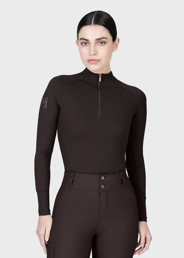 Aero Long Sleeve Base Layer (Espresso)