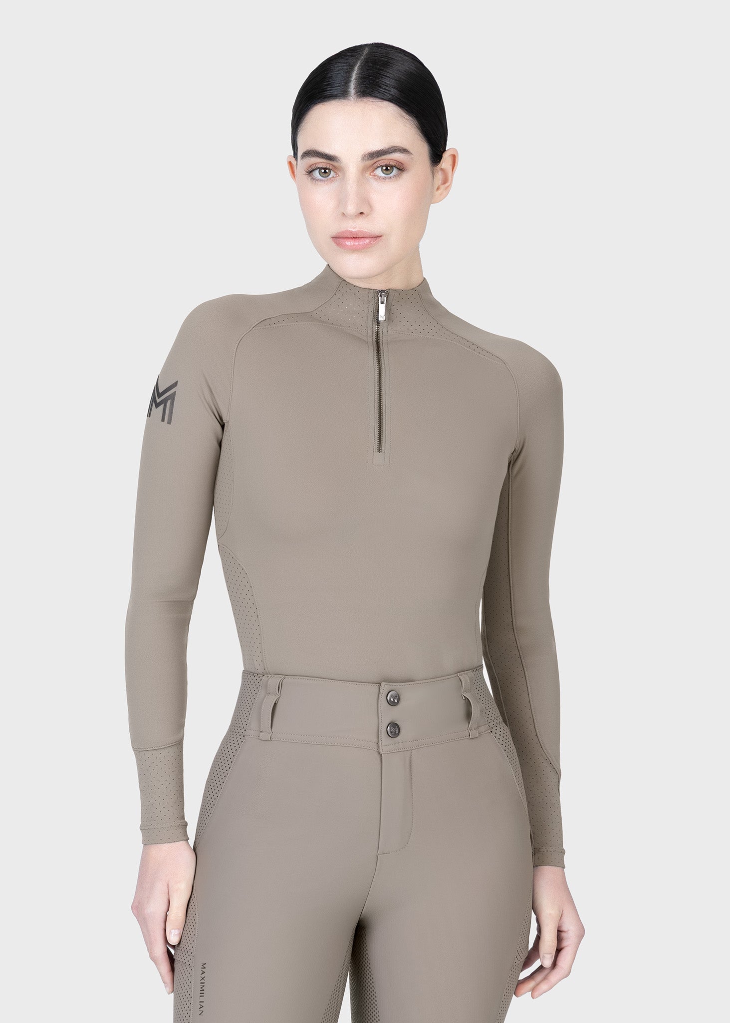 Aero Long Sleeve Base Layer (Taupe)
