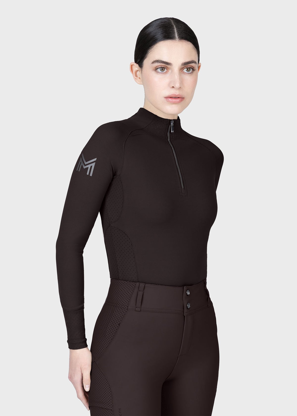 Aero Long Sleeve Base Layer (Espresso)