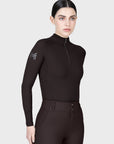 Aero Long Sleeve Base Layer (Espresso)
