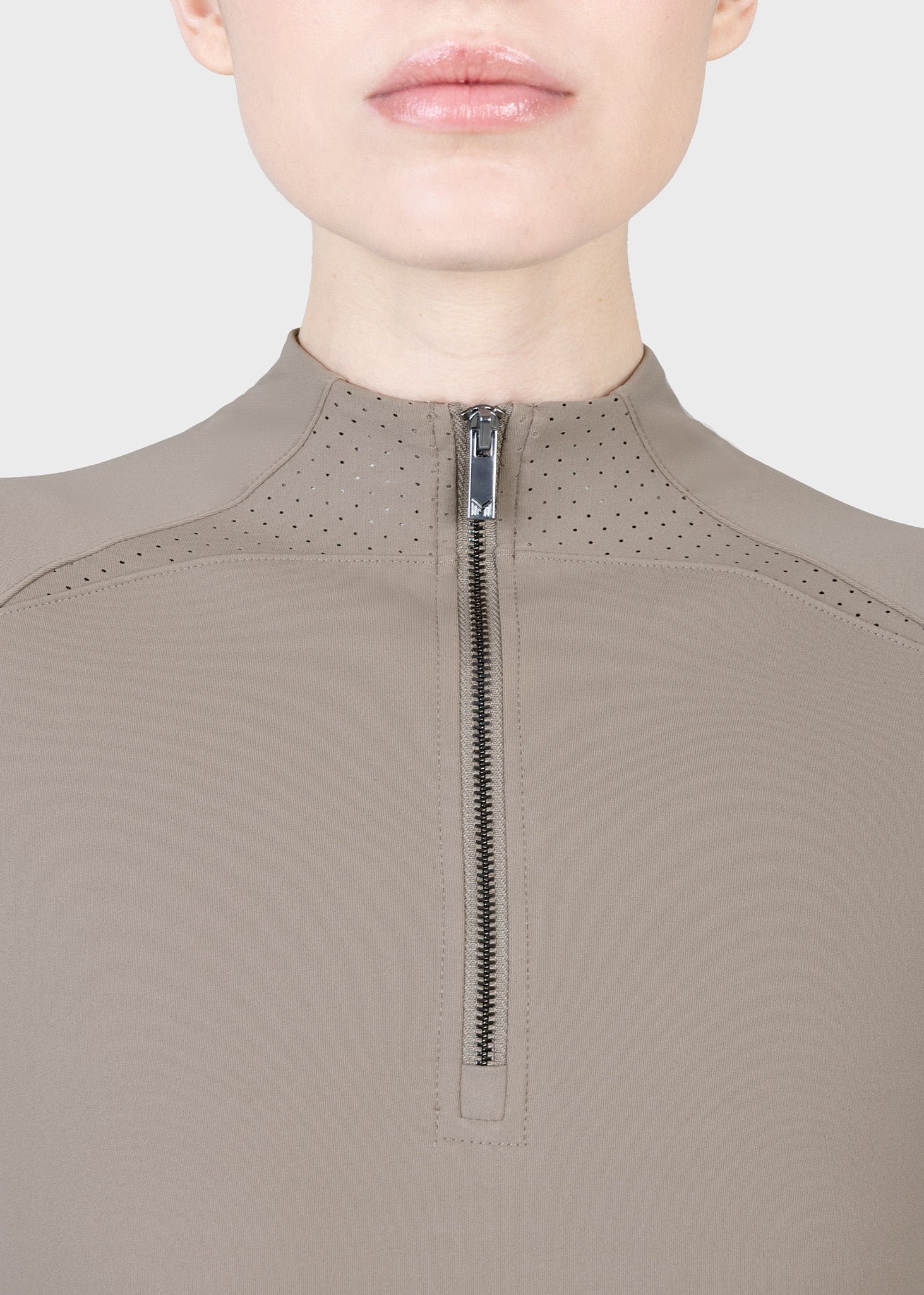 Aero Long Sleeve Base Layer (Taupe)