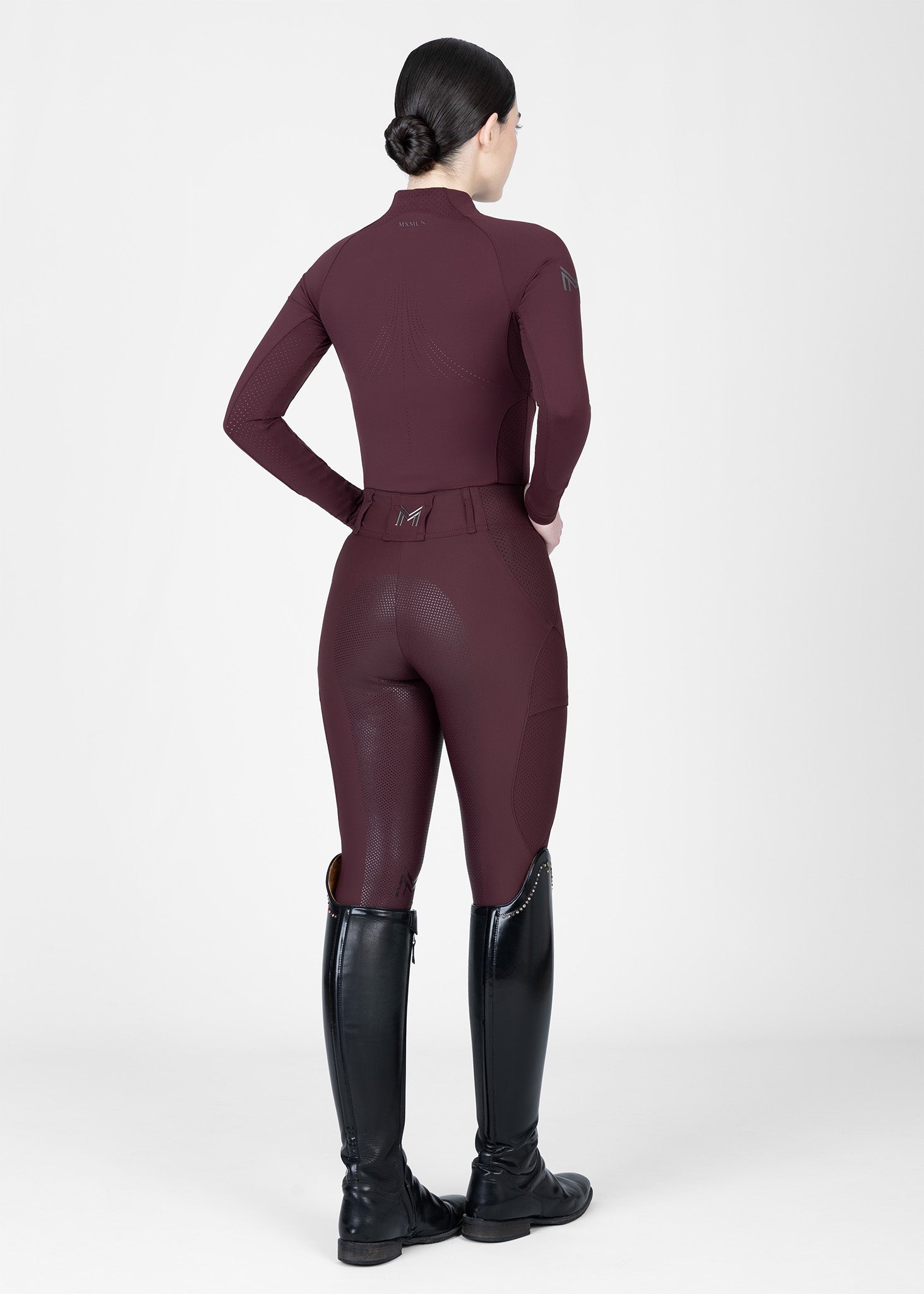 Aero Long Sleeve Base Layer (Burgundy)