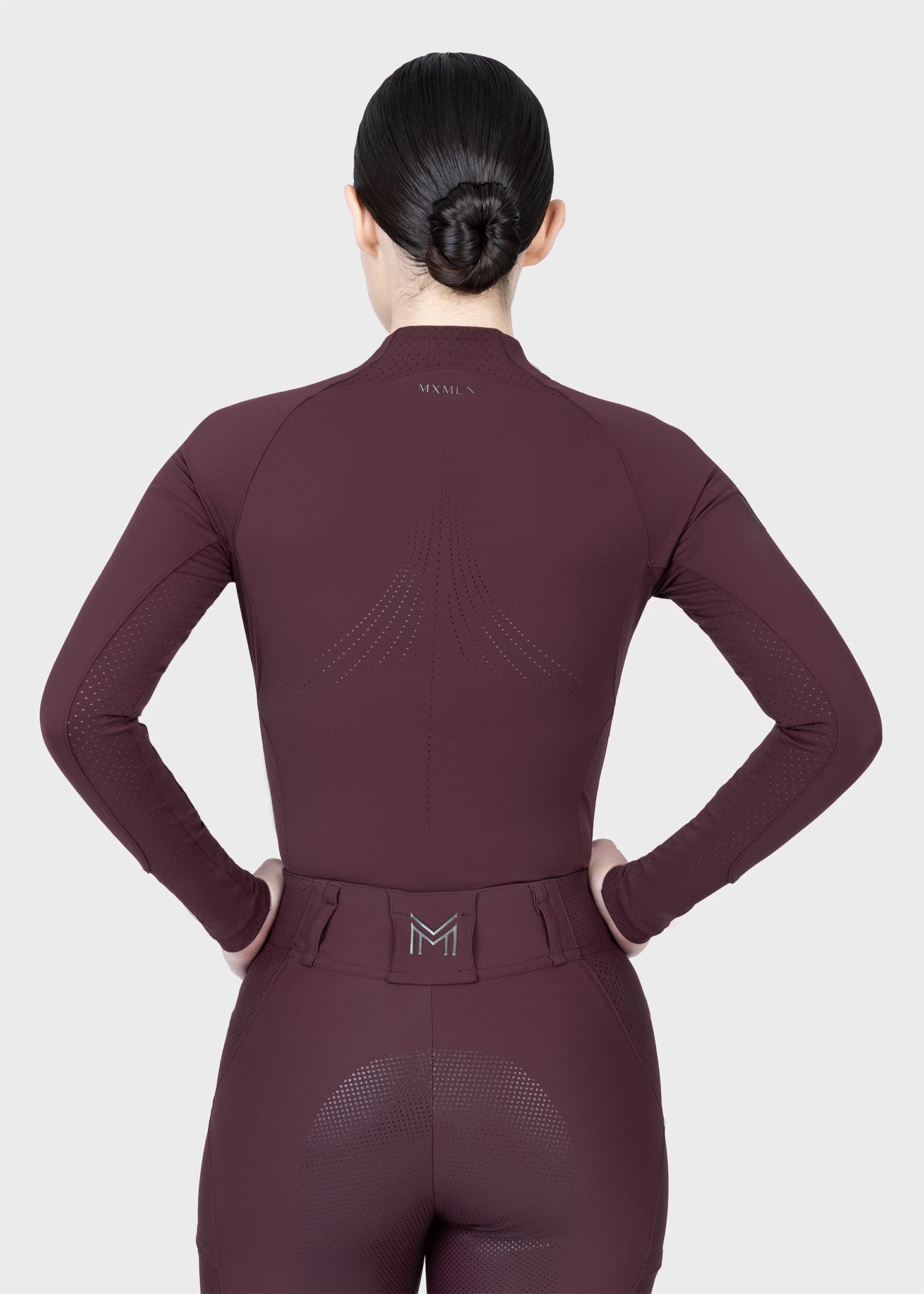 Aero Long Sleeve Base Layer (Burgundy)