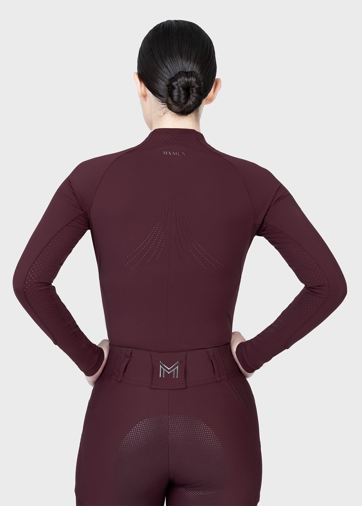 Aero Long Sleeve Base Layer (Burgundy)